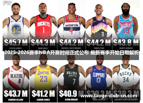 2025-2026赛季NBA开赛时间正式公布 最新赛季开始日期解析